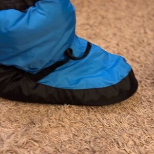 Bloch Blue and Black Slip-On Dance Bootie